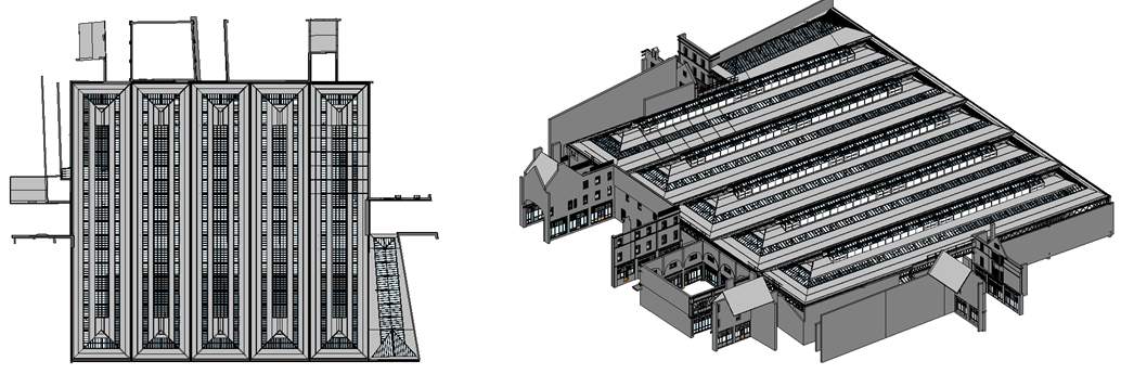 3D Measured Building Survey Of Old Spitalfields Market, London