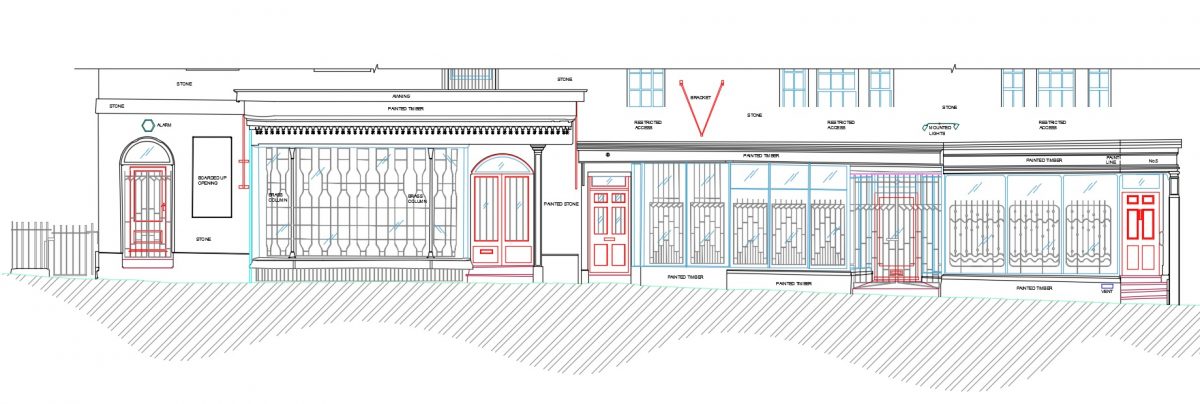 Measured Building Survey Of Listed Facades In the City Of Bath