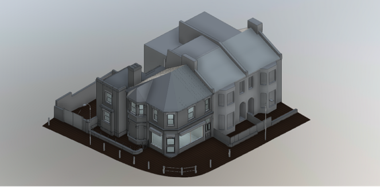 3D Measured Building Survey, Private House, London