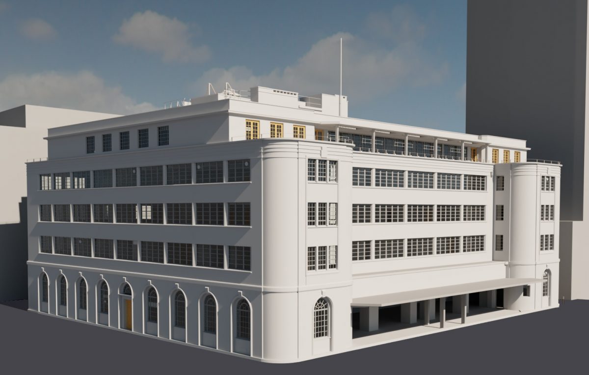 The impressive Segas house 3D Survey Model in Croydon, created by Surveybase Limited