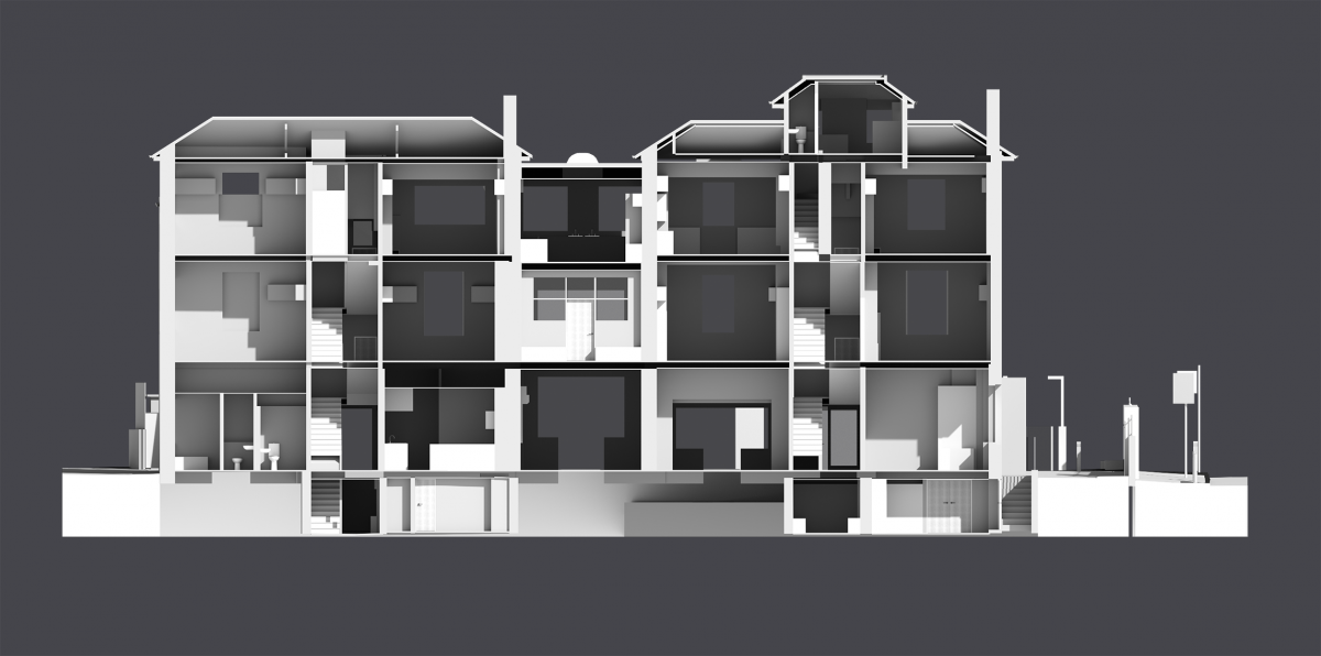 3D Measured Building Survey Model, Independent School, London