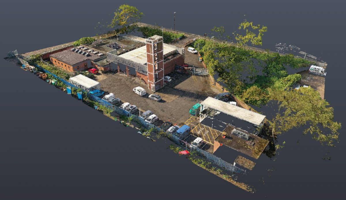 3D Measured Building Survey Model, Fire & Rescue Station, Bristol