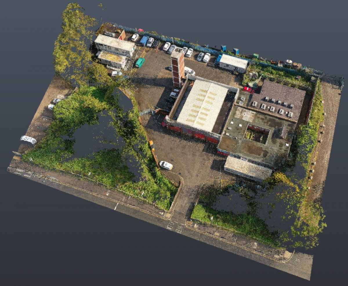 3D Measured Building Survey Model, Fire & Rescue Station, Bristol