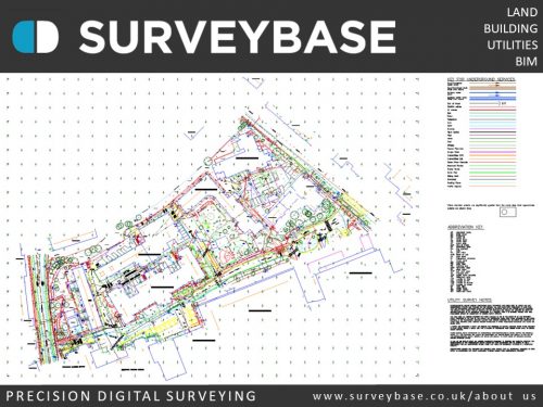 Topographical Survey & Utilities Survey, London