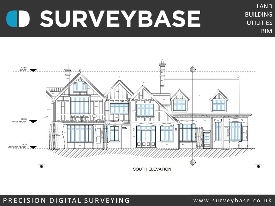 Surveybase provide precision Measured Building Surveys in Bristol, Bath, Cheltenham, Swindon, Reading, Oxford, London, Croydon & Guildford. 