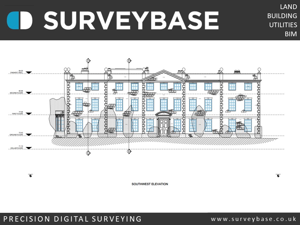 Surveybase provide precision Measured Building Surveys in Bristol, Bath, Cheltenham, Swindon, Reading, Oxford, London, Croydon & Guildford. 