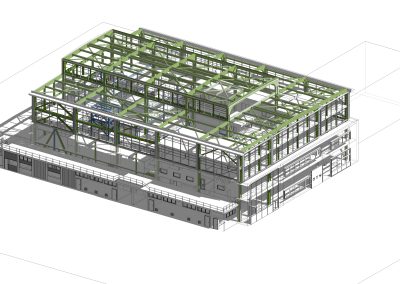 3D Model, Nuclear Power Station, Gloucestershire