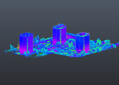 Laser Scan Survey Of Tower Blocks In Bristol City Centre