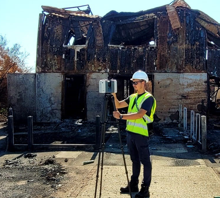 Wildfire Damage In Dagenham, London