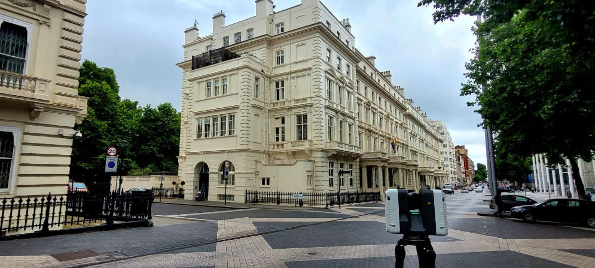 Alex - RCT in forefront of street of London town houses 2