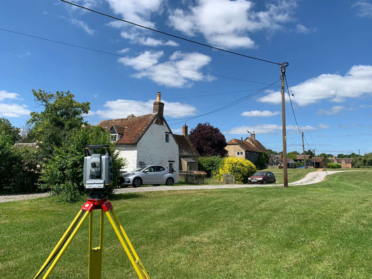 Trimble at country cottage