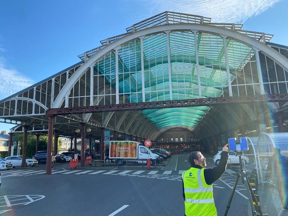 Digital 3D Survey & Model Victorian Railway Station, Bath