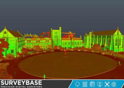 full Topographical and Utility survey of the campus along with the complete 3D Revit (BIM) Model of Mansfield College, Oxford, UK