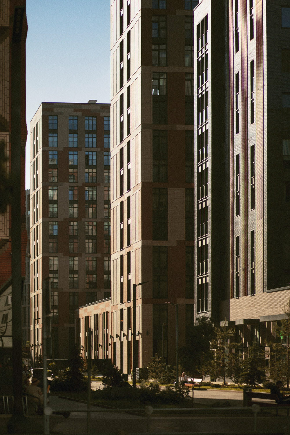 Landscape of buildings for fire plan survey