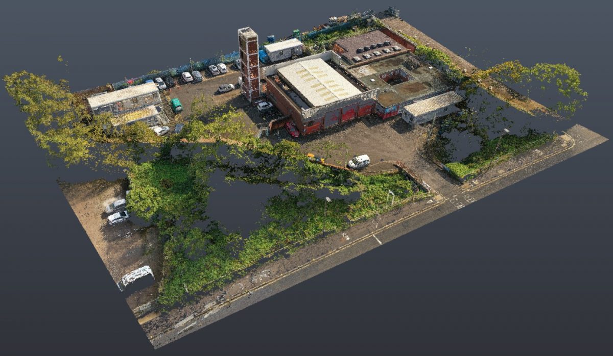 UAV Drone Survey, Fire & Rescue Station, Bristol