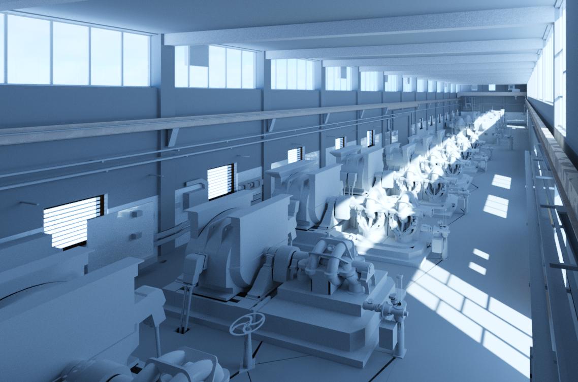 3D MEP BIM model illustrating mechanical, electrical, and plumbing systems for accurate building design and coordination