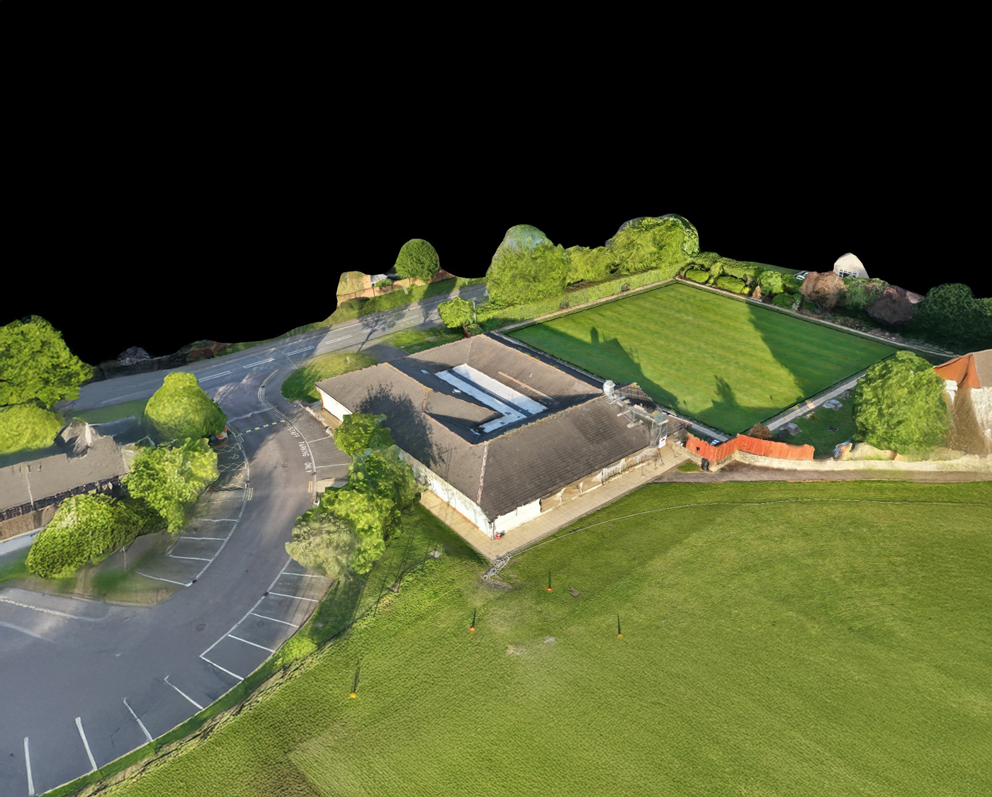 3D mesh model generated from drone photogrammetry